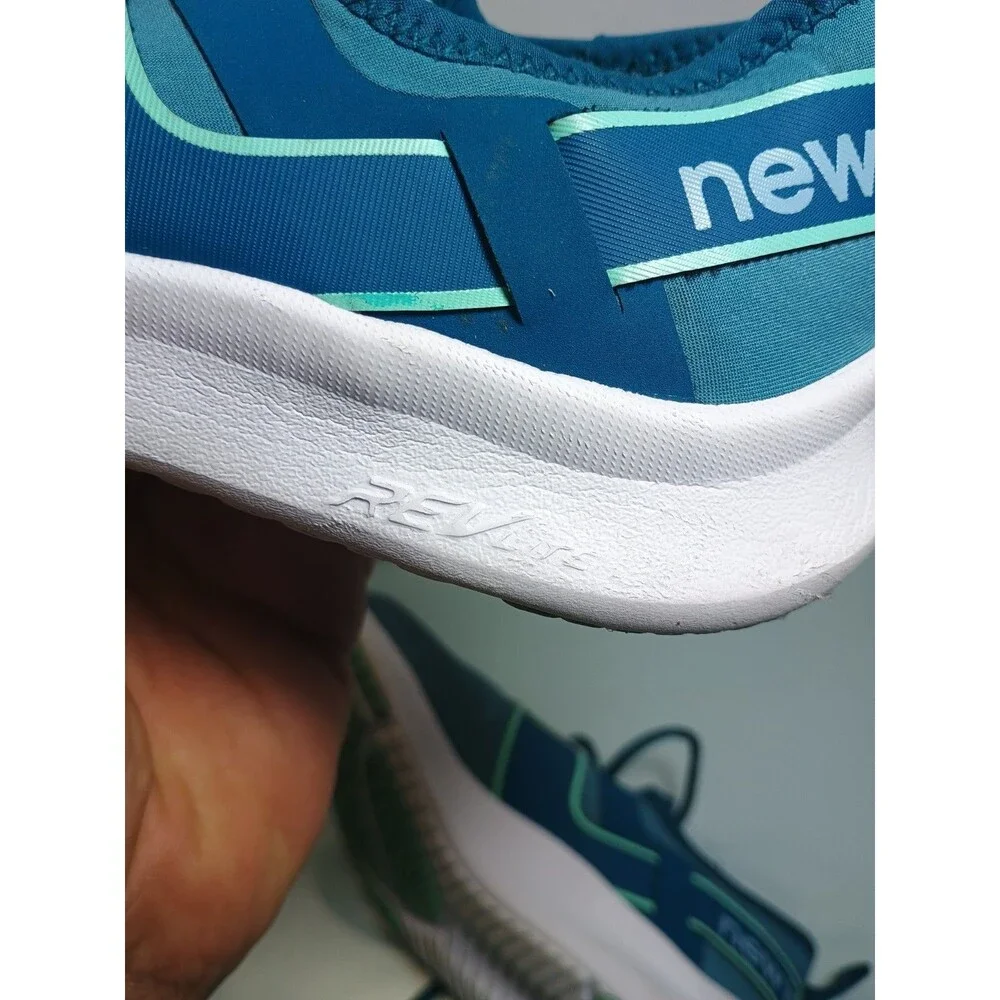 New Balance Nergize Sport Women's Mesh Lace-Up Low Top Sneakers Blue Green